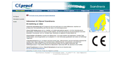 Desktop Screenshot of ceproof.se